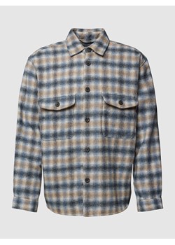 Koszula wierzchnia ze wzorem w kratę model ‘MASON’ ze sklepu Peek&Cloppenburg  w kategorii Kurtki męskie - zdjęcie 168315529