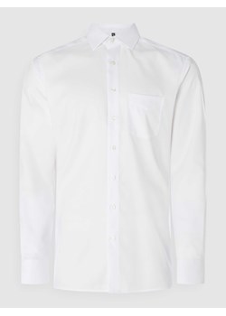 Koszula biznesowa o kroju regular fit z diagonalu z bardzo długim rękawem ze sklepu Peek&Cloppenburg  w kategorii Koszule męskie - zdjęcie 168315698