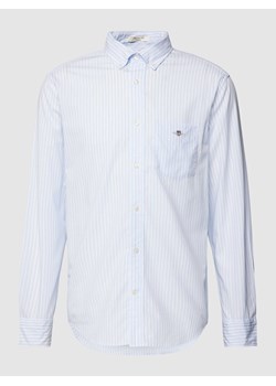 Koszula casualowa o kroju regular fit ze wzorem w paski model ‘POPLIN’ ze sklepu Peek&Cloppenburg  w kategorii Koszule męskie - zdjęcie 168315896