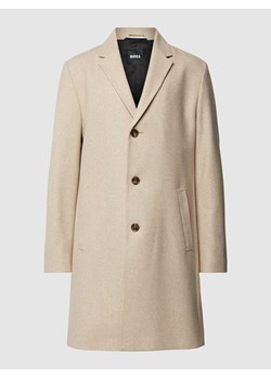 Płaszcz z listwą guzikową model ‘Hyde’ ze sklepu Peek&Cloppenburg  w kategorii Płaszcze męskie - zdjęcie 168316766