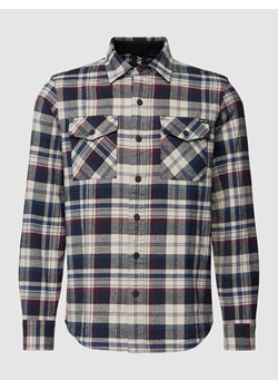 Koszula casualowa ze wzorem w szkocką kratę i kieszeniami z patką ze sklepu Peek&Cloppenburg  w kategorii Koszule męskie - zdjęcie 168316909