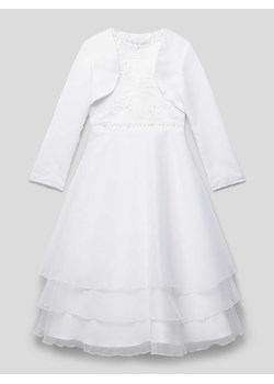 Sukienka komunijna z ażurową koronką ze sklepu Peek&Cloppenburg  w kategorii Sukienki dziewczęce - zdjęcie 168317178