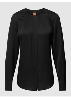Bluzka jedwabna z listwą guzikową model ‘Banorah’ ze sklepu Peek&Cloppenburg  w kategorii Bluzki damskie - zdjęcie 168317587