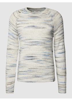 Sweter z dzianiny z prążkowanymi wykończeniami ze sklepu Peek&Cloppenburg  w kategorii Swetry męskie - zdjęcie 168317905