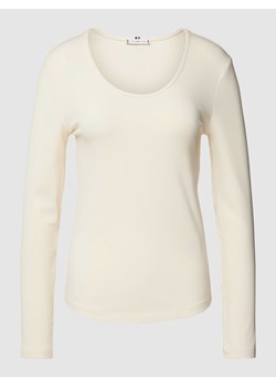 Bluzka z długim rękawem i prążkowaniem ze sklepu Peek&Cloppenburg  w kategorii Bluzki damskie - zdjęcie 168318267