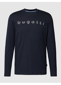 Bluzka z długim rękawem i nadrukiem z logo ze sklepu Peek&Cloppenburg  w kategorii T-shirty męskie - zdjęcie 168318775