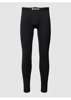 Legginsy z elastycznym pasem i detalem z logo ze sklepu Peek&Cloppenburg  w kategorii Spodnie męskie - zdjęcie 168319009