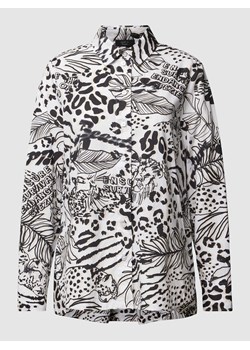 Bluzka koszulowa ze zwierzęcym wzorem ze sklepu Peek&Cloppenburg  w kategorii Koszule damskie - zdjęcie 168319105