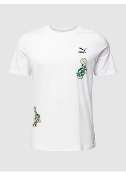T-shirt z nadrukiem z logo model ‘CLASSICS’ ze sklepu Peek&Cloppenburg  w kategorii T-shirty męskie - zdjęcie 168319125