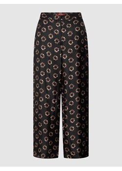 Spodnie jedwabne ze wzorem na całej powierzchni model ‘TORBOLE’ ze sklepu Peek&Cloppenburg  w kategorii Spodnie damskie - zdjęcie 168319568