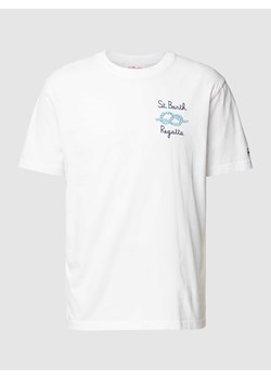 T-shirt z wyhaftowanym logo ze sklepu Peek&Cloppenburg  w kategorii T-shirty męskie - zdjęcie 168319929
