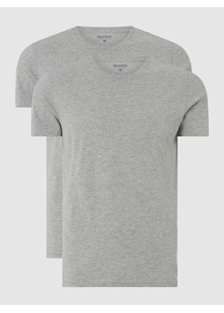 T-shirt z dodatkiem wiskozy w zestawie 2 szt. ze sklepu Peek&Cloppenburg  w kategorii Podkoszulki męskie - zdjęcie 168320156