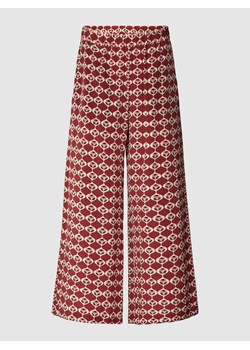 Spodnie z jedwabiu ze wzorem na całej powierzchni model ‘EUSEBIO’ ze sklepu Peek&Cloppenburg  w kategorii Spodnie damskie - zdjęcie 168320617