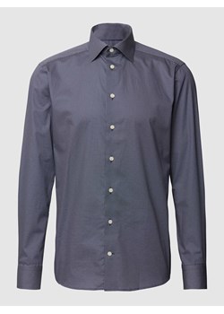 Koszula biznesowa o kroju slim fit z diagonalu ze sklepu Peek&Cloppenburg  w kategorii Koszule męskie - zdjęcie 168320816
