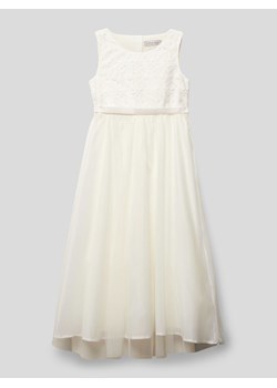 Sukienka o długości do kolan z ozdobnym obszyciem ze sklepu Peek&Cloppenburg  w kategorii Sukienki dziewczęce - zdjęcie 168321298