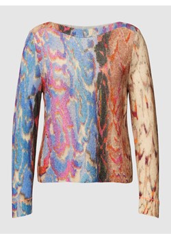 Sweter z dzianiny we wzory na całej powierzchni ze sklepu Peek&Cloppenburg  w kategorii Swetry damskie - zdjęcie 168321595