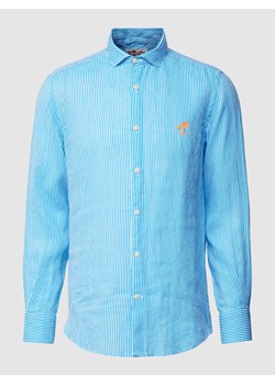 Koszula lniana ze wzorem w paski model ‘PAMPLONA’ ze sklepu Peek&Cloppenburg  w kategorii Koszule męskie - zdjęcie 168321605