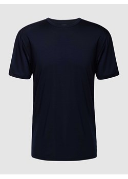T-shirt z prążkowanym okrągłym dekoltem ze sklepu Peek&Cloppenburg  w kategorii T-shirty męskie - zdjęcie 168321648