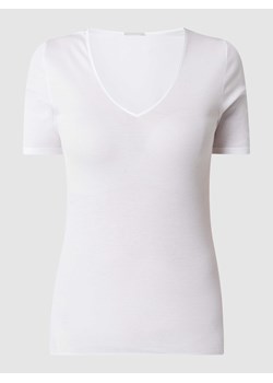 T-shirt z bawełny model ‘Cotton Seamless’ ze sklepu Peek&Cloppenburg  w kategorii Bluzki damskie - zdjęcie 168322069