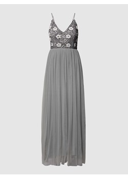 Sukienka wieczorowa z cekinami i ozdobnymi kamieniami ze sklepu Peek&Cloppenburg  w kategorii Sukienki - zdjęcie 168322089