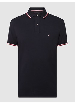 Koszulka polo o kroju slim fit z paskami w kontrastowym kolorze ze sklepu Peek&Cloppenburg  w kategorii T-shirty męskie - zdjęcie 168322878