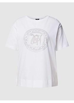 T-shirt zdobiony kamieniami ze sklepu Peek&Cloppenburg  w kategorii Bluzki damskie - zdjęcie 168323146