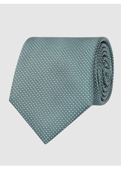 Krawat jedwabny ze wzorem na całej powierzchni ze sklepu Peek&Cloppenburg  w kategorii Krawaty - zdjęcie 168323577