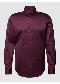 Koszula biznesowa o kroju slim fit z kołnierzykiem typu kent ze sklepu Peek&Cloppenburg  w kategorii Koszule męskie - zdjęcie 168323767