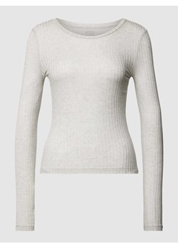 Bluzka z długim rękawem,domieszką kaszmiru i okrągłym dekoltem ze sklepu Peek&Cloppenburg  w kategorii Bluzki damskie - zdjęcie 168324045