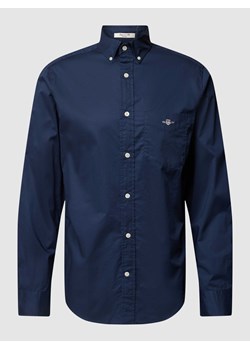 Koszula casualowa o kroju regular fit z kieszenią na piersi model ‘POPLIN’ ze sklepu Peek&Cloppenburg  w kategorii Koszule męskie - zdjęcie 168324126