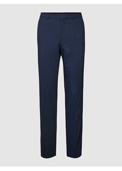 Spodnie do garnituru o kroju slim fit z dodatkiem żywej wełny model ‘Hesten’ ze sklepu Peek&Cloppenburg  w kategorii Spodnie męskie - zdjęcie 168324305