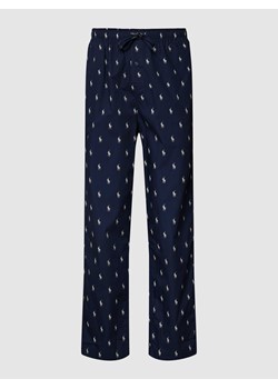 Spodnie od piżamy ze wzorem z logo na całej powierzchni model ‘WOVEN’ ze sklepu Peek&Cloppenburg  w kategorii Piżamy męskie - zdjęcie 168324418