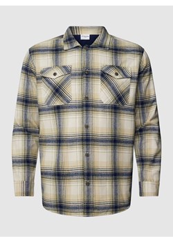 Koszula wierzchnia PLUS SIZE z kieszeniami na piersi model ‘EDDIE’ ze sklepu Peek&Cloppenburg  w kategorii Koszule męskie - zdjęcie 168324467