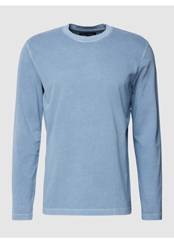 Bluzka z długim rękawem z dekoltem okrągłym ze sklepu Peek&Cloppenburg  w kategorii T-shirty męskie - zdjęcie 168325078