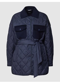 Pikowana kurtka z wiązanym paskiem model ‘PAPRICA’ ze sklepu Peek&Cloppenburg  w kategorii Kurtki damskie - zdjęcie 168325127