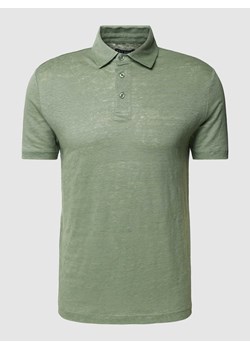 Koszulka polo z lnu ze sklepu Peek&Cloppenburg  w kategorii T-shirty męskie - zdjęcie 168325145