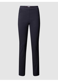 Spodnie materiałowe o wąskim kroju z krepy ze sklepu Peek&Cloppenburg  w kategorii Spodnie damskie - zdjęcie 168325416