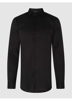 Koszula biznesowa o kroju slim fit z diagonalu ze sklepu Peek&Cloppenburg  w kategorii Koszule męskie - zdjęcie 168325805