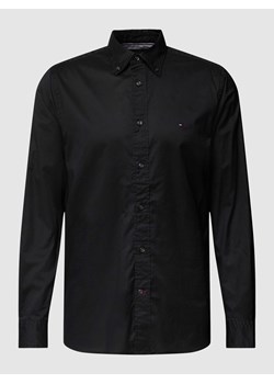 Koszula casualowa z wyhaftowanym logo model ‘CORE FLEX POPLIN’ ze sklepu Peek&Cloppenburg  w kategorii Koszule męskie - zdjęcie 168326218