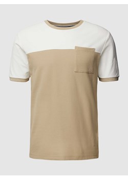 T-shirt z bawełny z efektem 2 w 1 ze sklepu Peek&Cloppenburg  w kategorii T-shirty męskie - zdjęcie 168327557