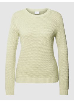Sweter z dzianiny z okrągłym dekoltem model ‘Viril’ ze sklepu Peek&Cloppenburg  w kategorii Swetry damskie - zdjęcie 168328289