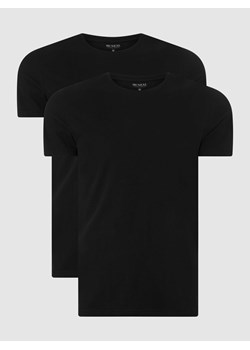 T-shirt z bawełny w zestawie 2 szt. ze sklepu Peek&Cloppenburg  w kategorii T-shirty męskie - zdjęcie 168328507