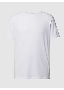 T-shirt z okrągłym prążkowanym dekoltem w zestawie 2 szt. ze sklepu Peek&Cloppenburg  w kategorii Podkoszulki męskie - zdjęcie 168328519