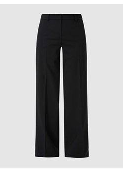 Spodnie materiałowe o kroju slim fit z mieszanki żywej wełny ze sklepu Peek&Cloppenburg  w kategorii Spodnie damskie - zdjęcie 168328548
