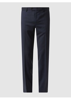 Spodnie do garnituru o kroju shaped fit z żywej wełny model ‘Peso’ ze sklepu Peek&Cloppenburg  w kategorii Spodnie męskie - zdjęcie 168328825
