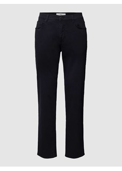 Spodnie z naszywką z logo model ‘Cadiz’ ze sklepu Peek&Cloppenburg  w kategorii Spodnie męskie - zdjęcie 168328975