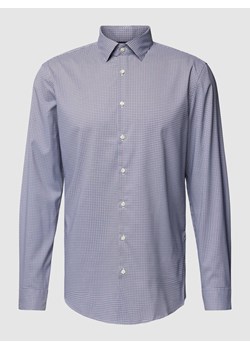 Koszula biznesowa o kroju slim fit ze wzorem na całej powierzchni ze sklepu Peek&Cloppenburg  w kategorii Koszule męskie - zdjęcie 168329467