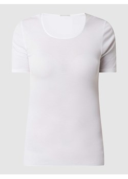 T-shirt z bawełny model ‘Cotton Seamless’ ze sklepu Peek&Cloppenburg  w kategorii Bluzki damskie - zdjęcie 168329608