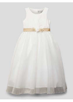 Sukienka o długości do kolan z tasiemką w talii ze sklepu Peek&Cloppenburg  w kategorii Sukienki dziewczęce - zdjęcie 168329729