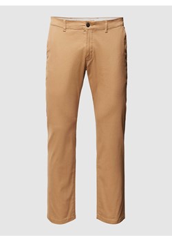 Spodnie materiałowe PLUS SIZE z zapięciem na guzik i zamek błyskawiczny model ‘MARCO’ ze sklepu Peek&Cloppenburg  w kategorii Spodnie męskie - zdjęcie 168329836